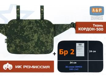 Пятиточечник тактический "Скат ПРО" с баллистическим пакетом Бр 2. Цвет: ЕМР (цифра).