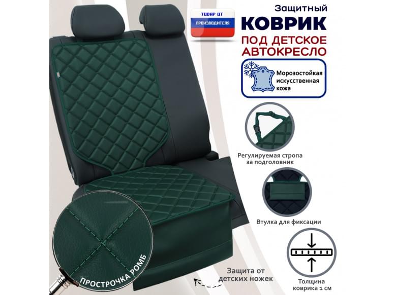 Коврик под детское автокресло. Искусственная кожа. 