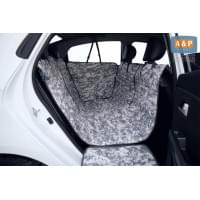 Автогамак Happy Dog Premium (Хэппи Дог Премиум). Цвет: серый пиксель.